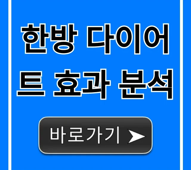 한방 다이어트 효과 분석, 성공 꿀팁부터 부작용까지 총정리!