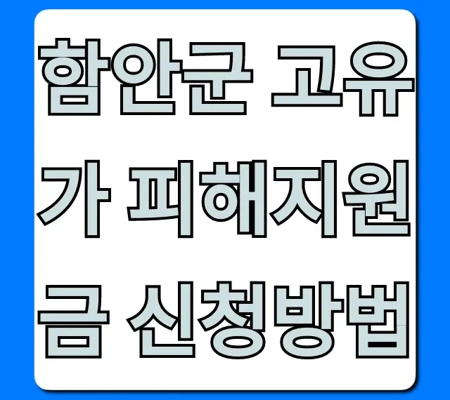 함안군 고유가 피해지원금 신청방법: 완벽 가이드 함안군 고유가 피해지원금 신청방법: 완벽 가이드