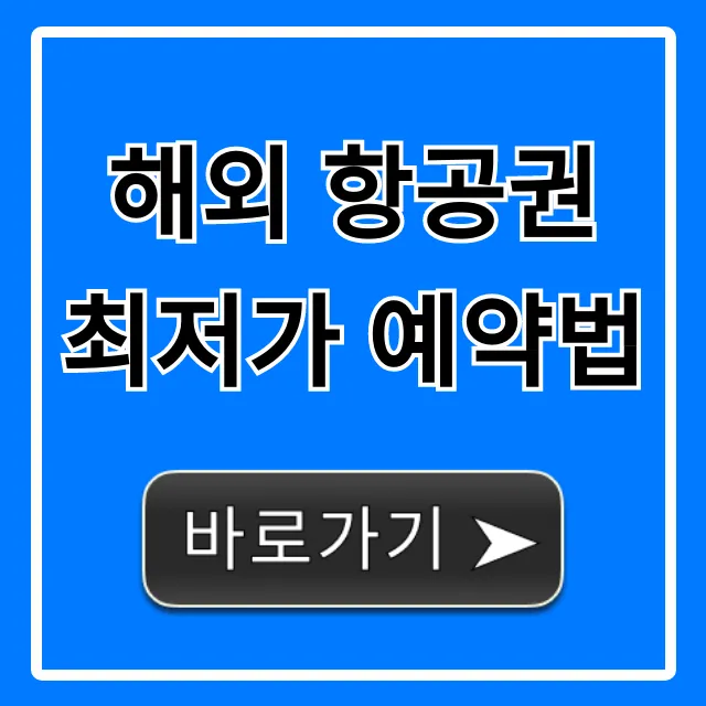 해외 항공권 최저가 예약법! 특가 잡는 완벽 가이드