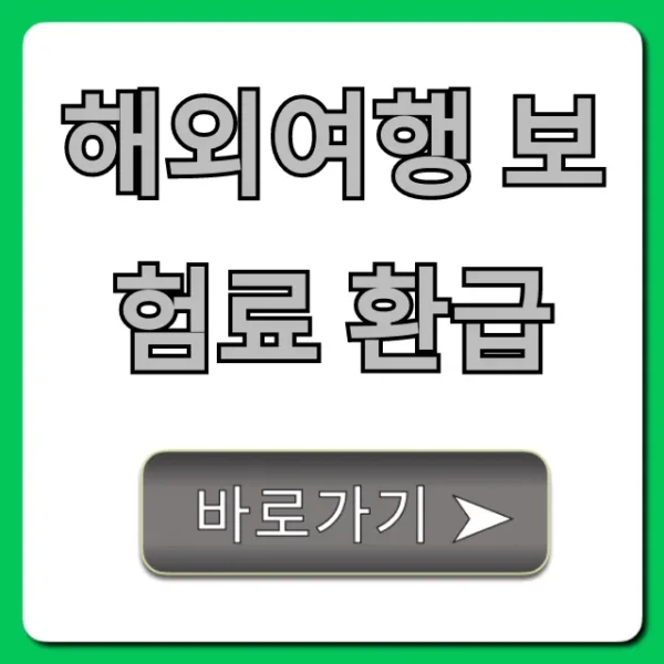 해외여행 보험료 환급, 복잡한 신청 방법 완벽 가이드