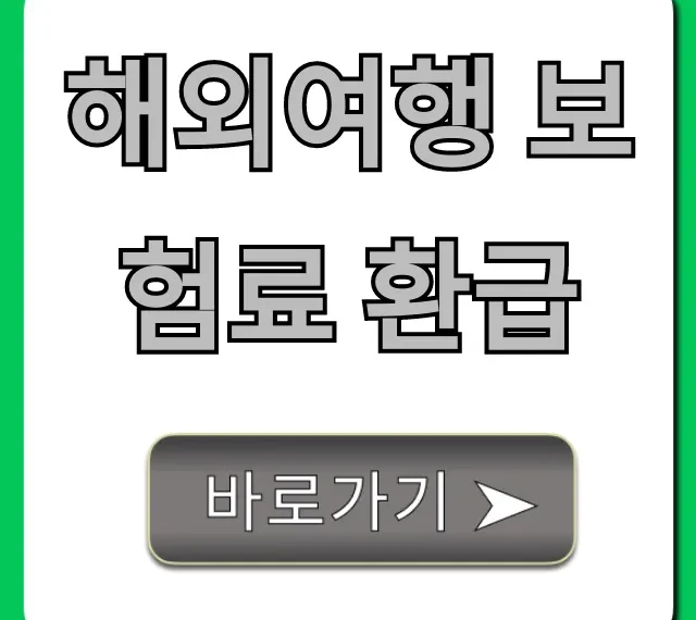 해외여행 보험료 환급, 복잡한 신청 방법 완벽 가이드