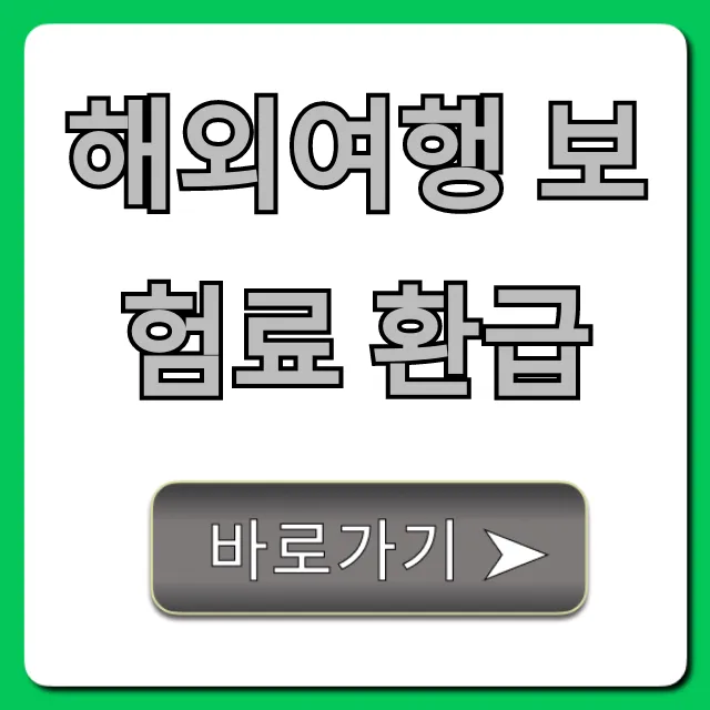 해외여행 보험료 환급, 복잡한 신청 방법 완벽 가이드