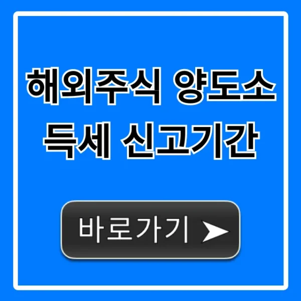 해외주식 양도소득세 신고기간 놓치면 큰일! 납부 꿀팁