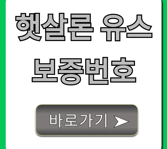 햇살론 유스 보증번호 조회 완벽 가이드 햇살론 유스 보증번호 조회 완벽 가이드
