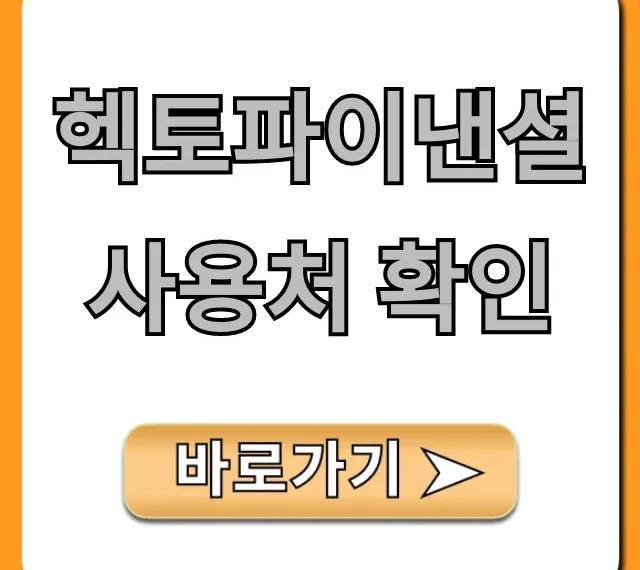 헥토파이낸셜 사용처 확인: 카드/페이 총정리