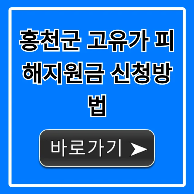 홍천군 고유가 피해지원금 신청방법 완벽 가이드 홍천군 고유가 피해지원금 신청방법 완벽 가이드