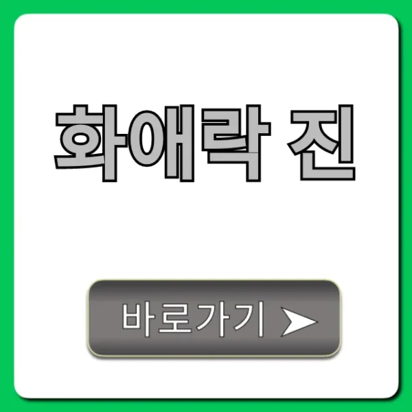 화애락 진 효능 가격 후기 총정리