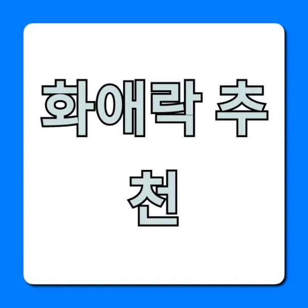 화애락 추천, 나에게 딱 맞는 종류와 가격 비교 가이드