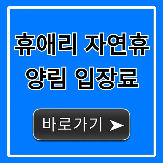 휴애리 자연휴양림 입장료 할인 꿀팁 총정리