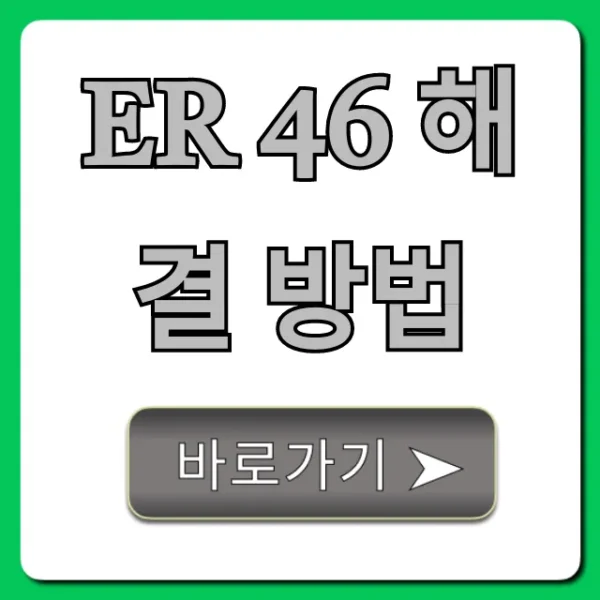 Er 46 해결 방법: 완벽 총정리!