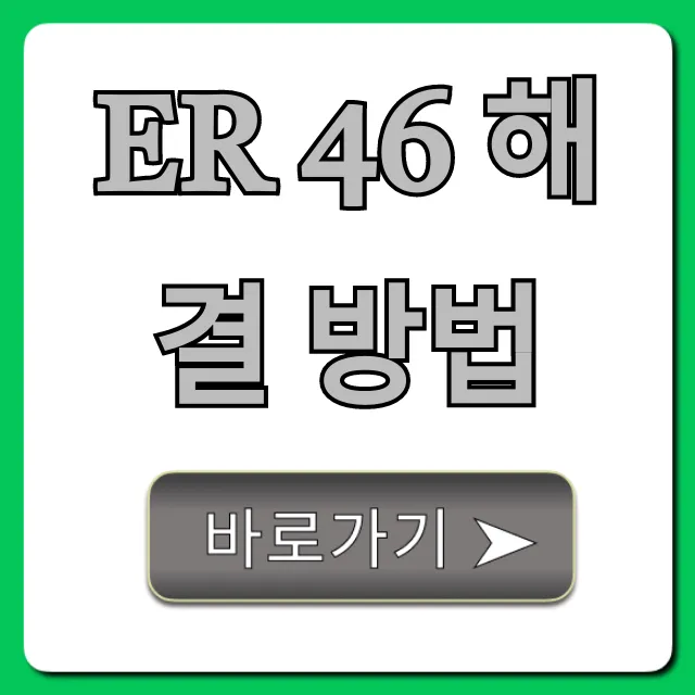 Er 46 해결 방법: 완벽 총정리!