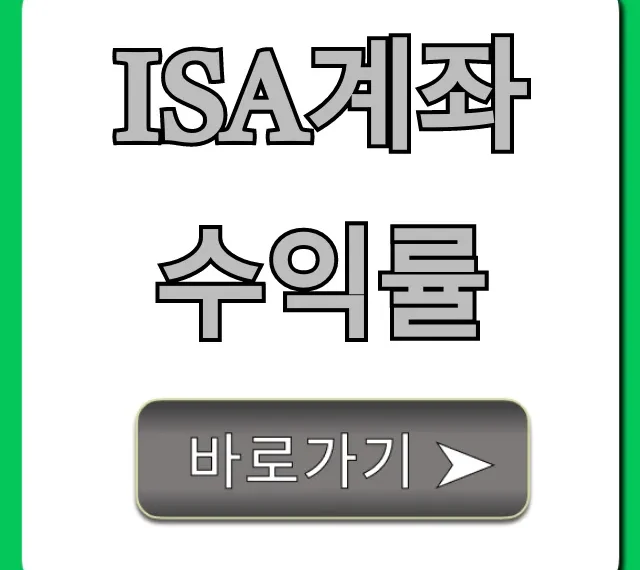 ISA계좌 수익률, 1위 증권사 은행 비교!