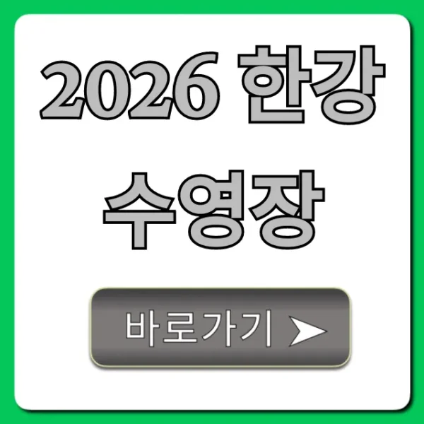 2026 한강 수영장 개장일, 가격 완벽 가이드