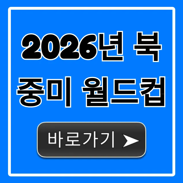 2026년 북중미 월드컵 A to Z 완벽 가이드