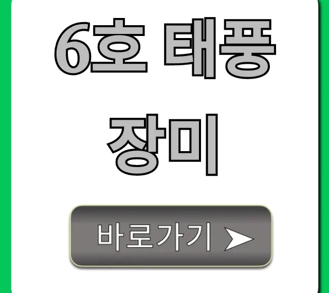 6호 태풍 장미 이동 경로 실시간 총정리