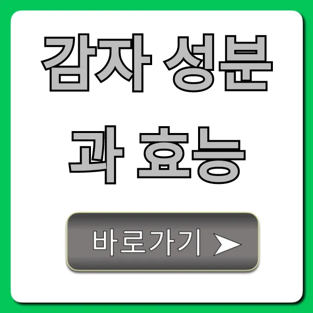 감자 성분과 효능 총정리! 다이어트 피부 건강 꿀팁