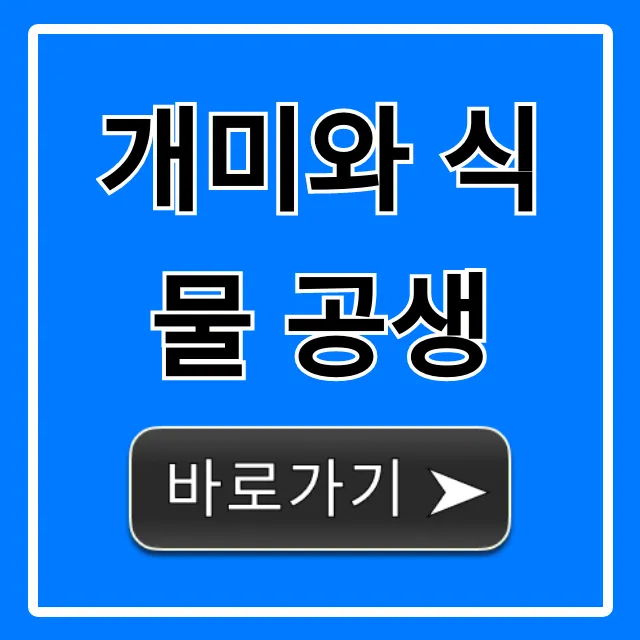 개미와 식물 공생: 놀라운 상생의 비밀 총정리