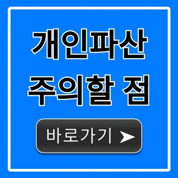 개인파산 주의할 점, 면책불허가 피하는 꿀팁 총정리