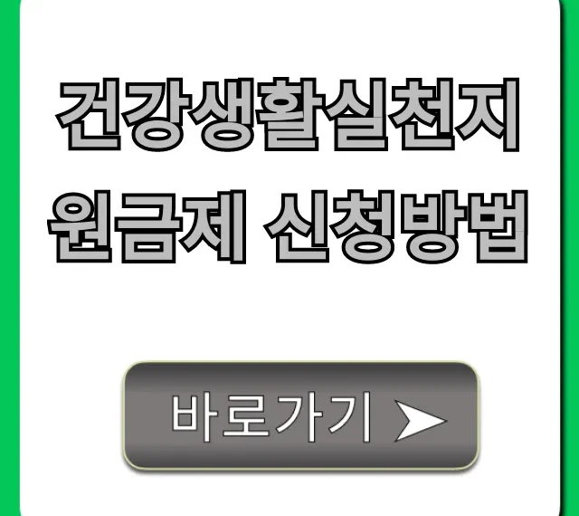 건강생활실천지원금제 신청방법, 자격 및 지급액 총정리