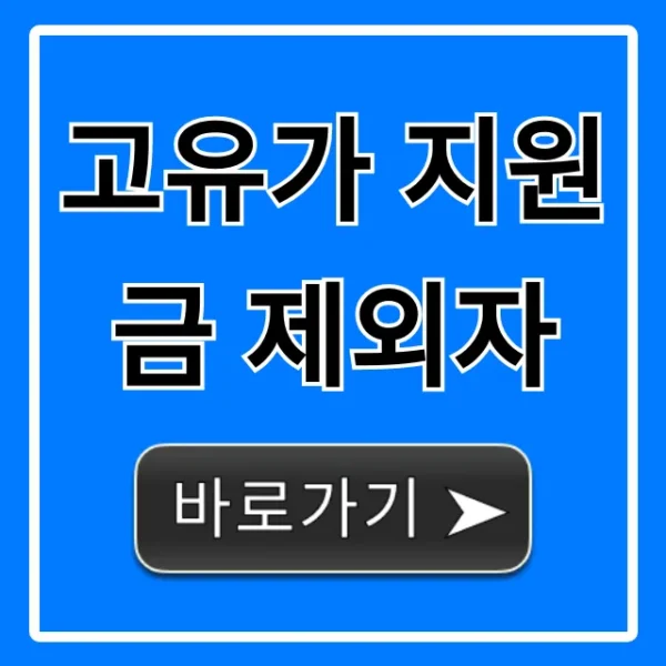 고유가 지원금 제외자, 못 받는 이유 완벽 가이드