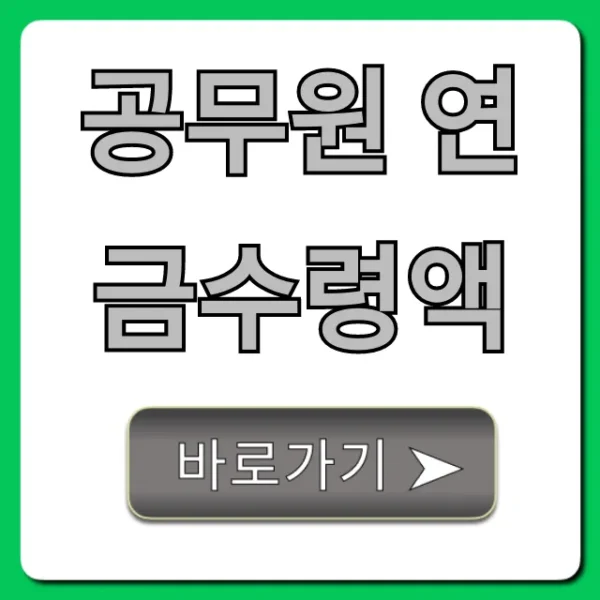 공무원 연금수령액 조회: 내 나이에 얼마? 완벽 계산법