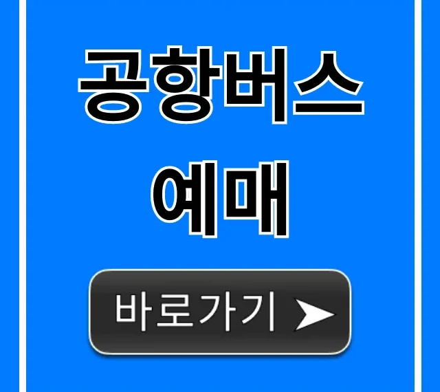 공항버스 예매: 시간표부터 좌석까지 완벽 가이드