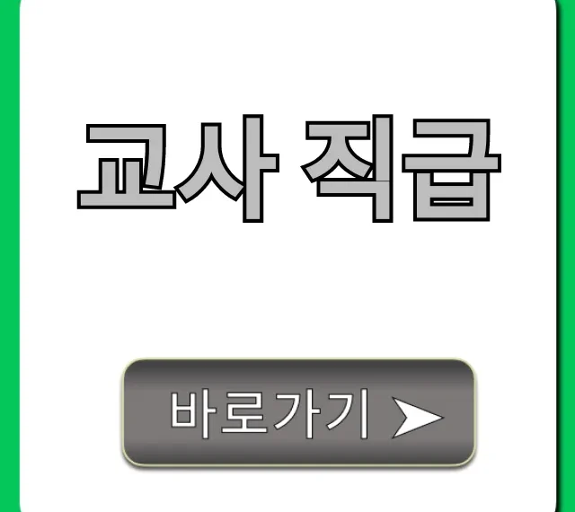 교사 직급: 연봉, 호봉부터 승진까지 완벽 분석!