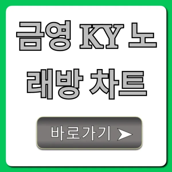 금영 KY 노래방 차트: 최신 인기곡 순위 총정리