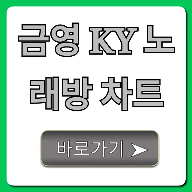 금영 KY 노래방 차트: 최신 인기곡 순위 총정리