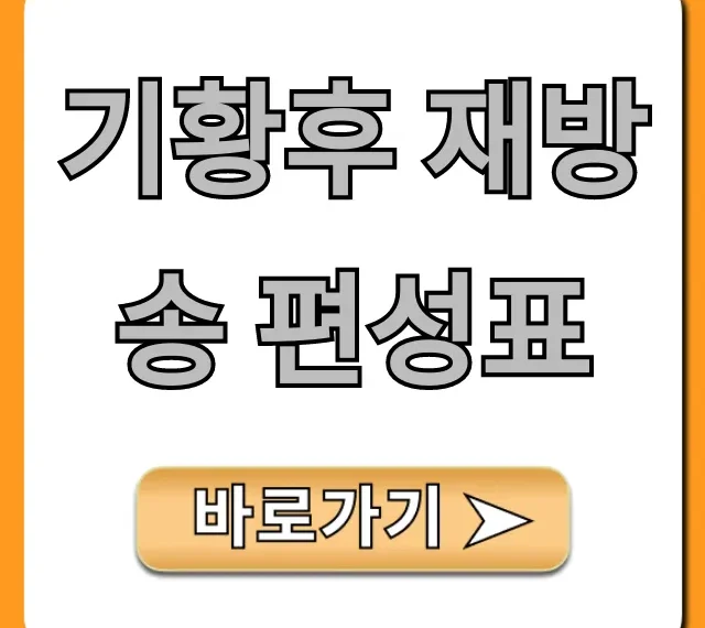 기황후 재방송 편성표 완벽 총정리