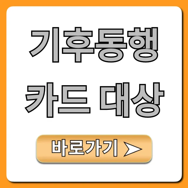 기후동행카드 대상, 누가 될까? 완벽 총정리