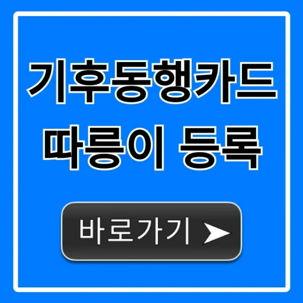 기후동행카드 따릉이 등록: 초간단 신청 방법!