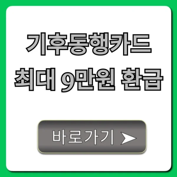 기후동행카드 최대 9만원 환급, 신청 방법과 꿀팁!