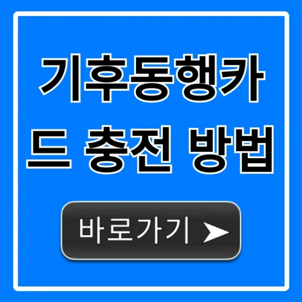 기후동행카드 충전 방법 완벽 총정리: 온라인/오프라인