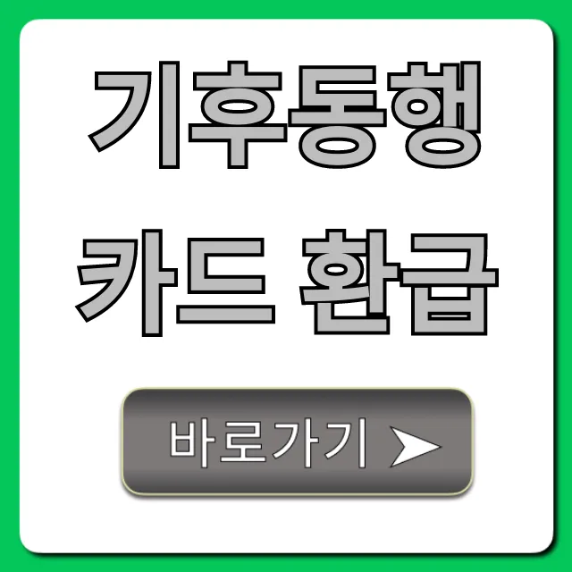 기후동행카드 환급: 신청 방법부터 조건까지 총정리