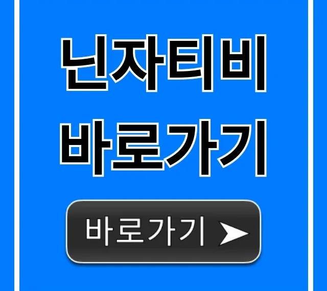 닌자티비 바로가기 최신 주소 완벽 정리