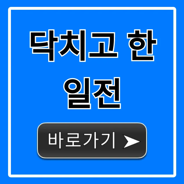 닥치고 한일전! 반드시 알아야 할 모든 것 총정리