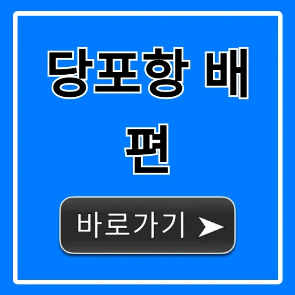 당포항 배편 최신 시간표 요금 총정리