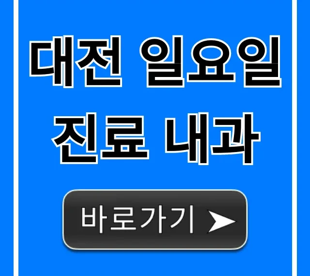 대전 일요일 진료 내과, 주말 진료 병원 총정리