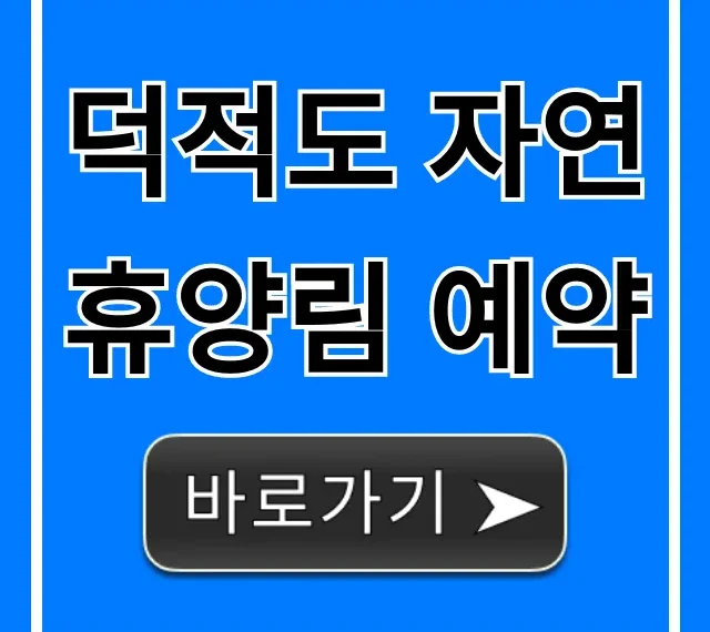 덕적도 자연휴양림 예약 방법, 가격, 꿀팁 총정리