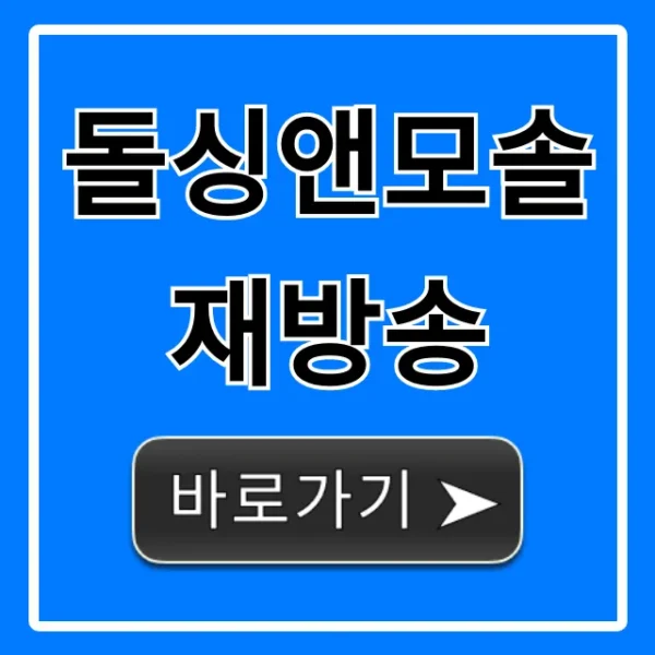 돌싱앤모솔 재방송 시간 채널 총정리