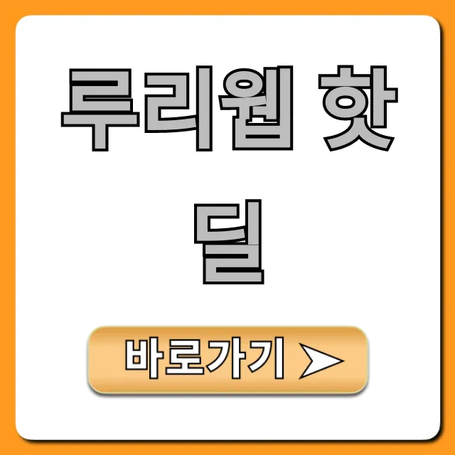 루리웹 핫딜 최신 정보 총정리