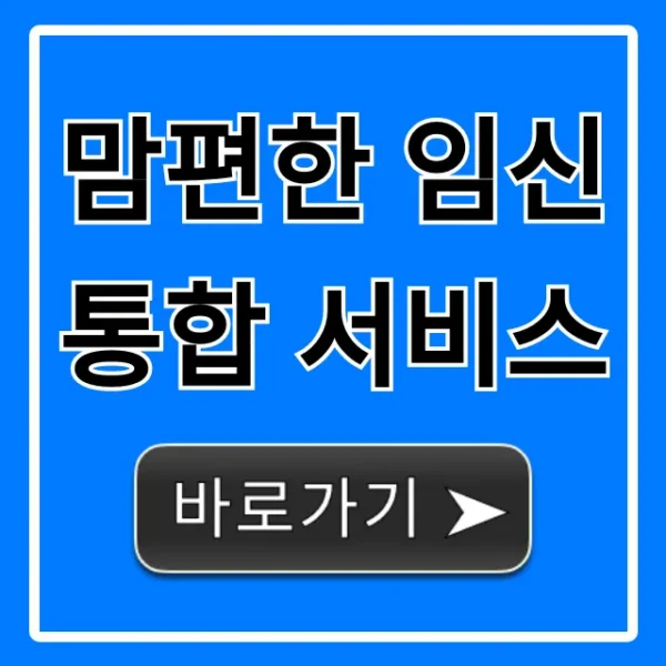 맘편한 임신 통합 서비스: 신청 방법 및 혜택 총정리