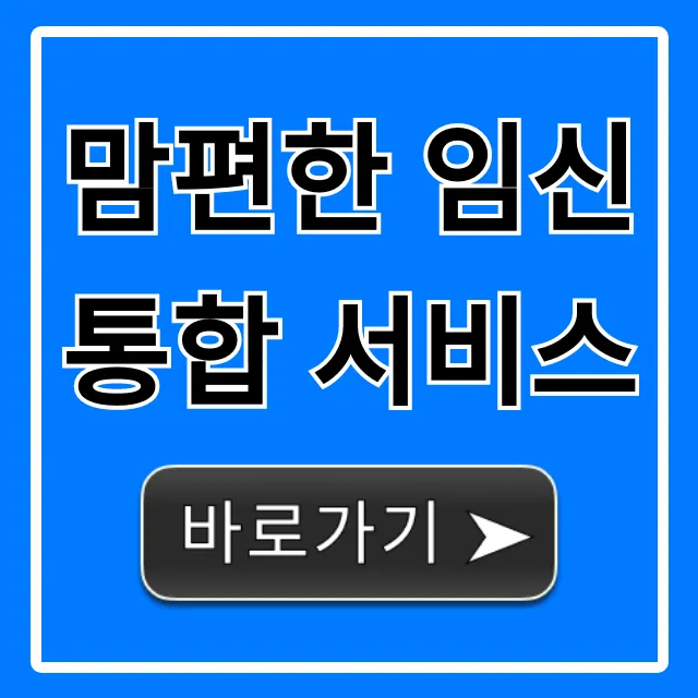 맘편한 임신 통합 서비스: 신청 방법 및 혜택 총정리