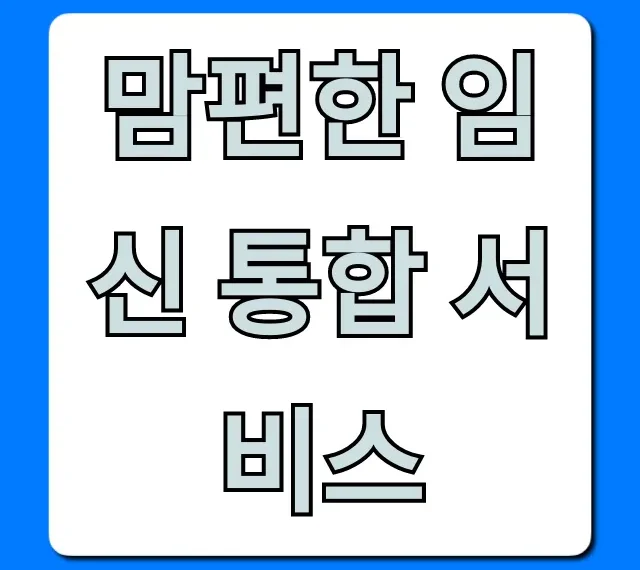 맘편한 임신 통합 서비스: 임산부 혜택 총정리