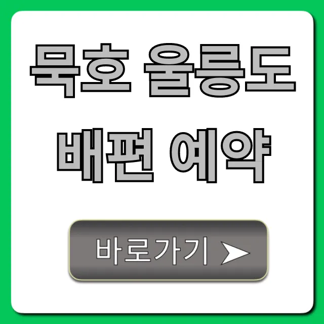 묵호 울릉도 배편 예약: 최저가 & 시간표 총정리