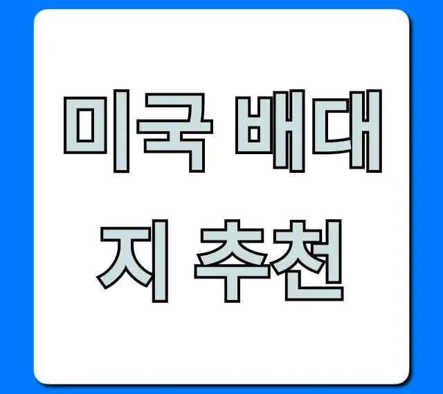 미국 배대지 추천, 저렴하고 빠른 곳 총정리