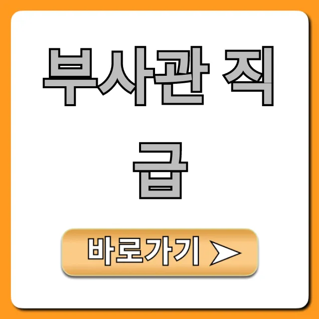 부사관 직급 총정리, 진급과 월급 핵심 가이드