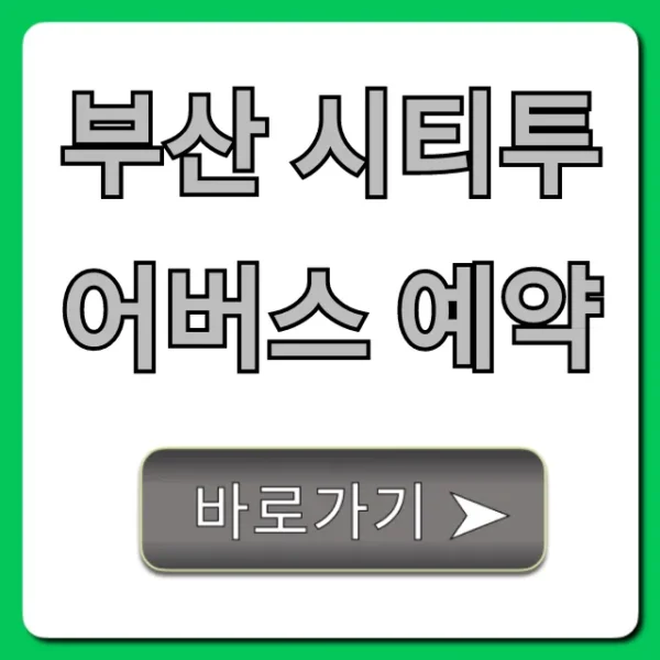 부산 시티투어버스 예약: 노선, 가격, 할인 꿀팁 총정리