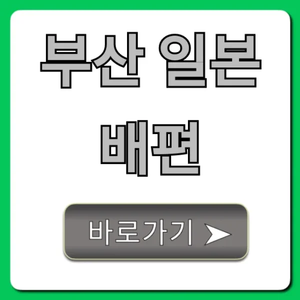 부산 일본 배편 2024년 최신 정보 총정리